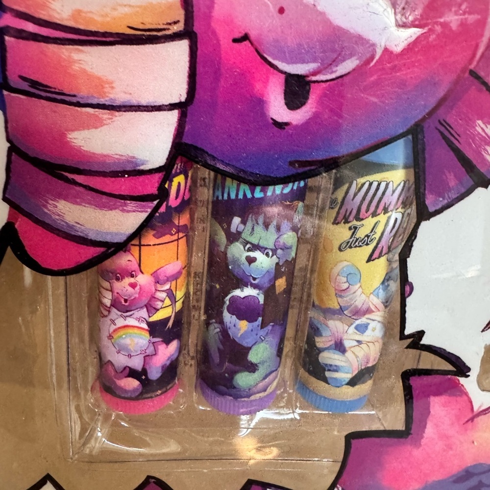 NWT Care Bears Halloween 3 Scented Lip Balms (0.12oz/3.4g each) - Picture 4 of 5